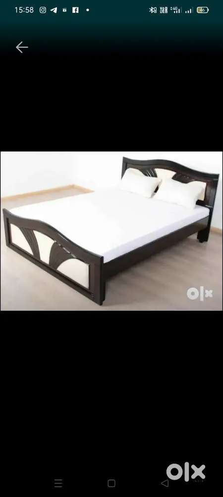 Brand new 6/4 without storage bed with mattress in wholesale price