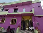double store building with car parking, corner building