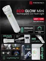 Portronics LED Rechargeable light