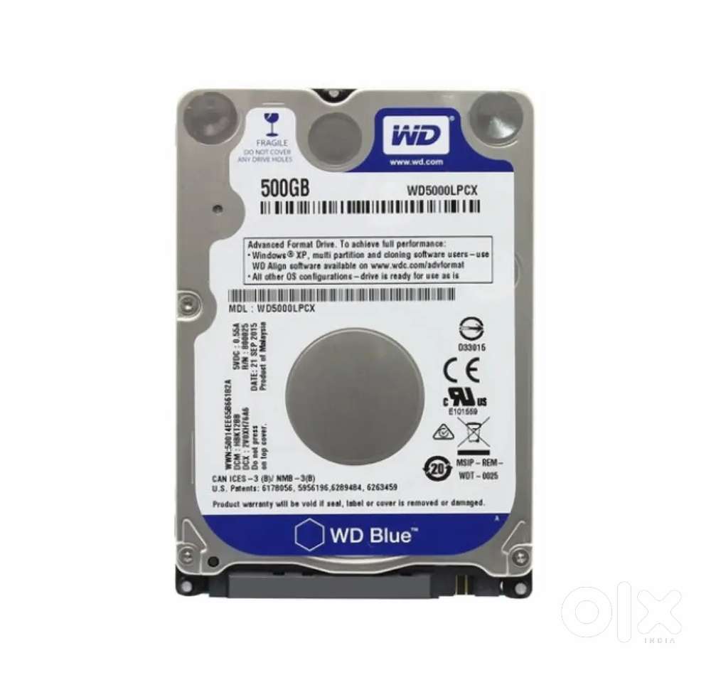 WD 500 gb hardisk brand