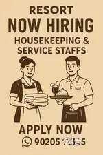 Vacancies open for House Keeping and Service