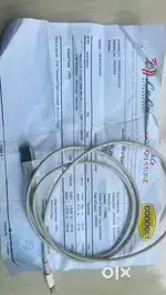 I phone cable ware (usb to lighting)