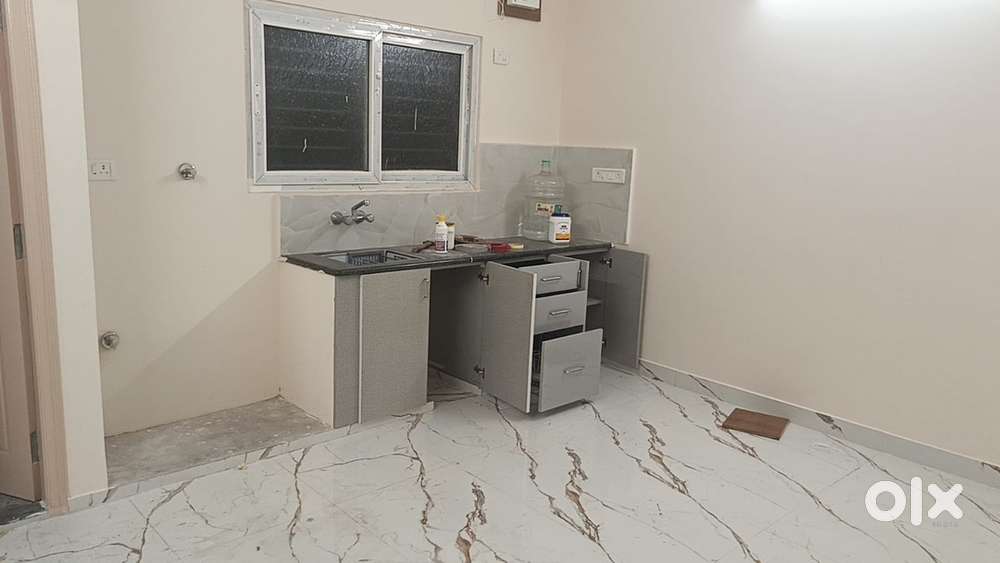 Newly build 1bhk semi furnished with open terrace