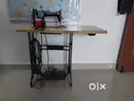 Sewing machine with motor
