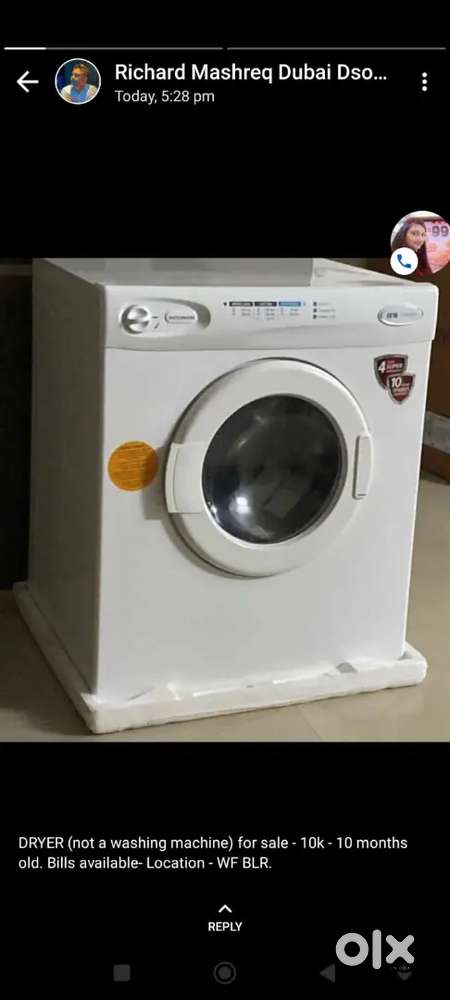 5.5 kg Fully-automatic Dryer