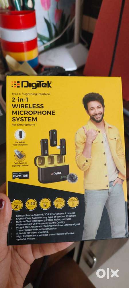 Digitek 2 in 1 WIRELESS MICROPHONE SYSTEM (Brand new)