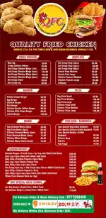 Fried chicken, fried wings etc