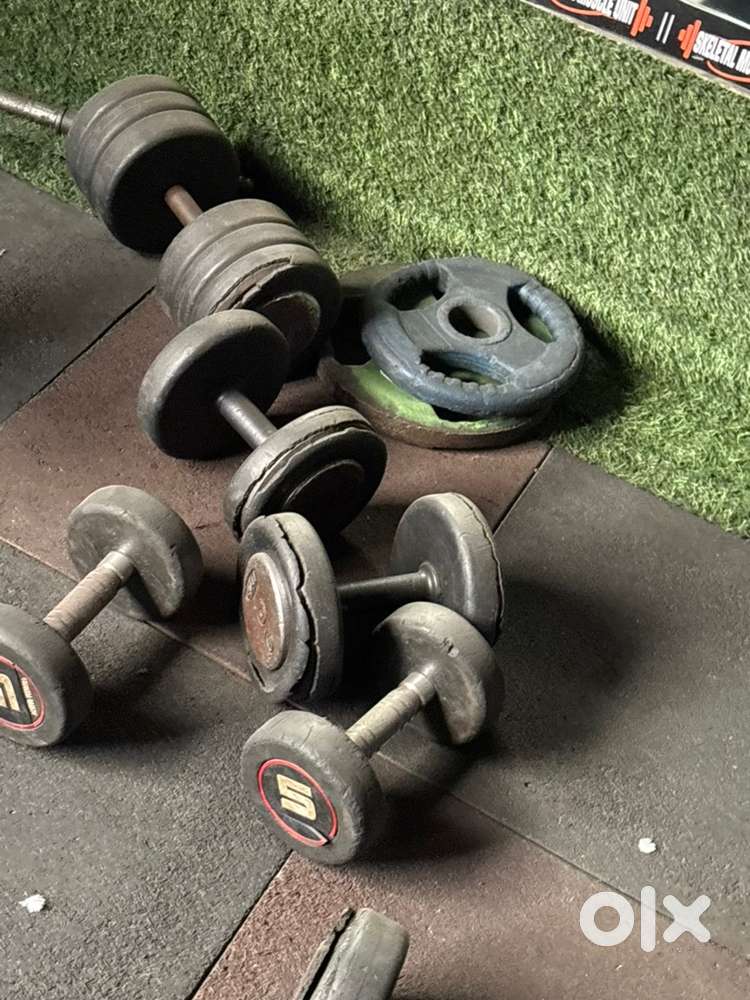 Gym Dumbbell’s 50 Rs pr kg