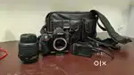 Nikon camera DSLR. Camera ,lense, charger,bag