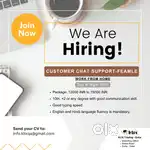 CUSTOMER CHAT SUPPORT-FEMALE
