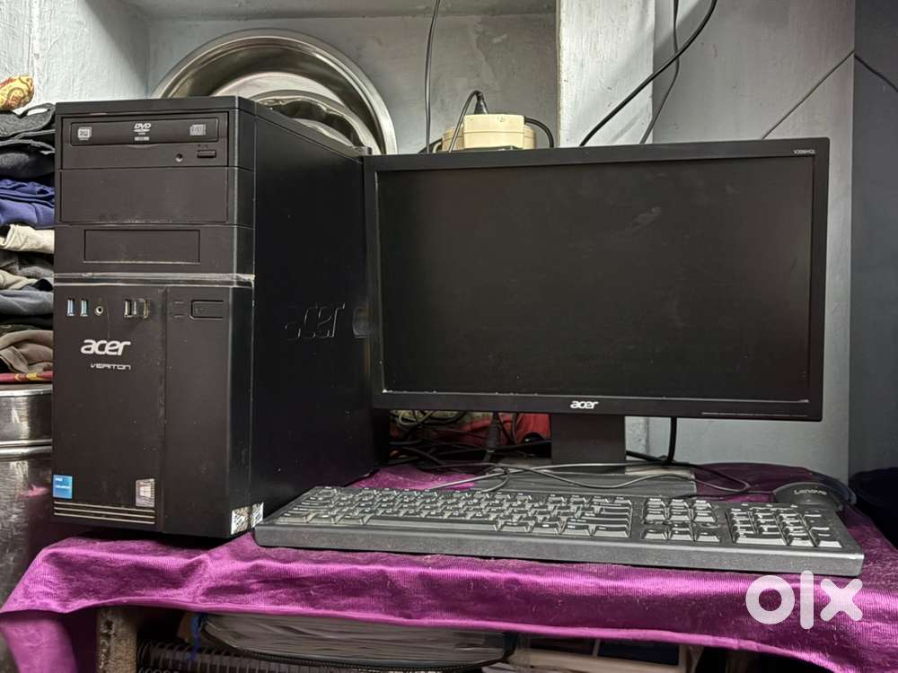 Personal Computer, Desktop with keyboard, mouse and zebronic headset