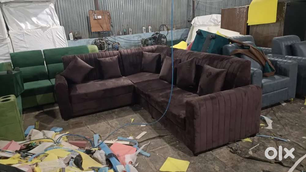 L shape Sofa with premium quality available in Starf Furniture