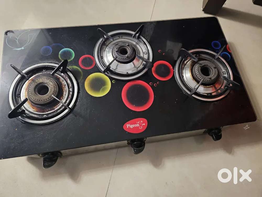 Glass top burner
