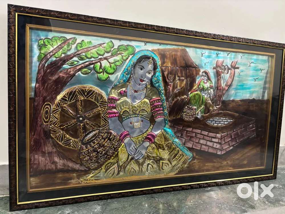 Decorative engraved framed artwork