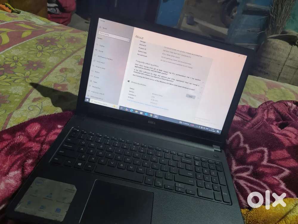 Dell laptop core i3 - 5005u cpu