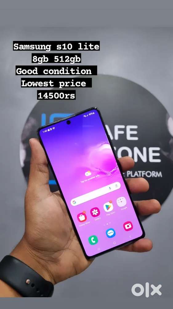 Samsung s10 lite 512gb good condition lowest price at safezone