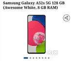 Samsung a52s 5g argent Sall no bill no charges
