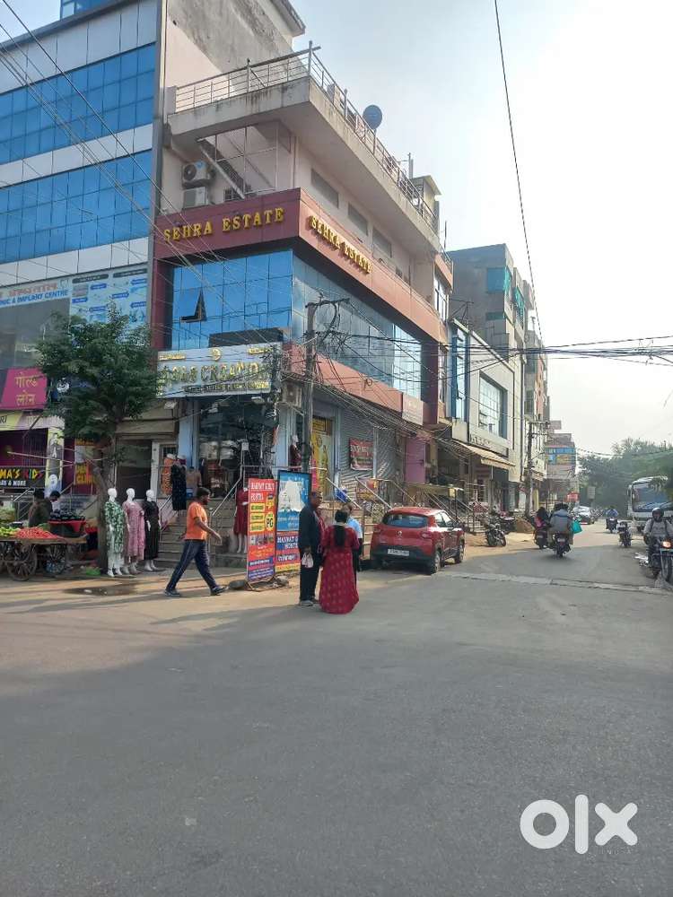 Mahesh Nagar office fully furnished Basment main 80Ft Road corner