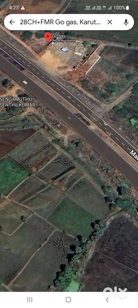 Madurai to trichy bypass  on road.  Near melur 25 cent. 25 cent land