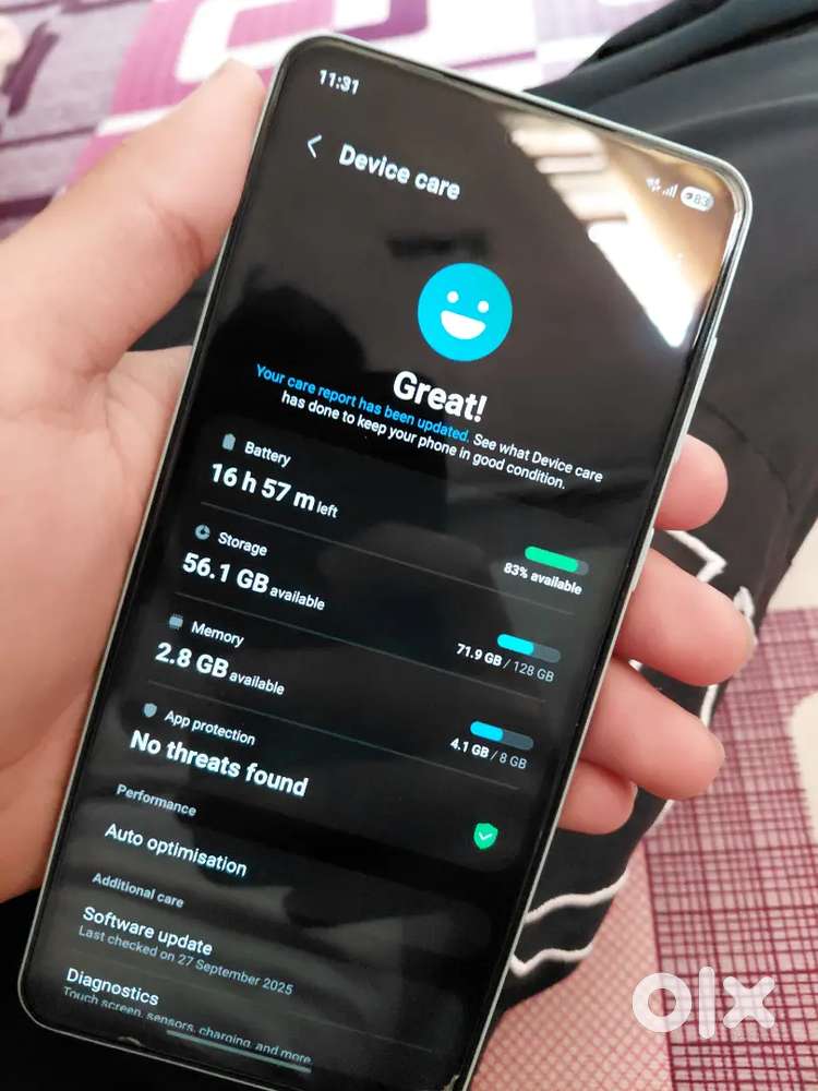 Galaxy M55 with bill box 11month old
