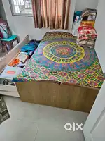 Bed For Sale-Strong Sagwan, Comfortable and Well Maintained.