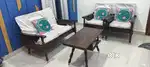 Sisu wood sofa set with table for sale