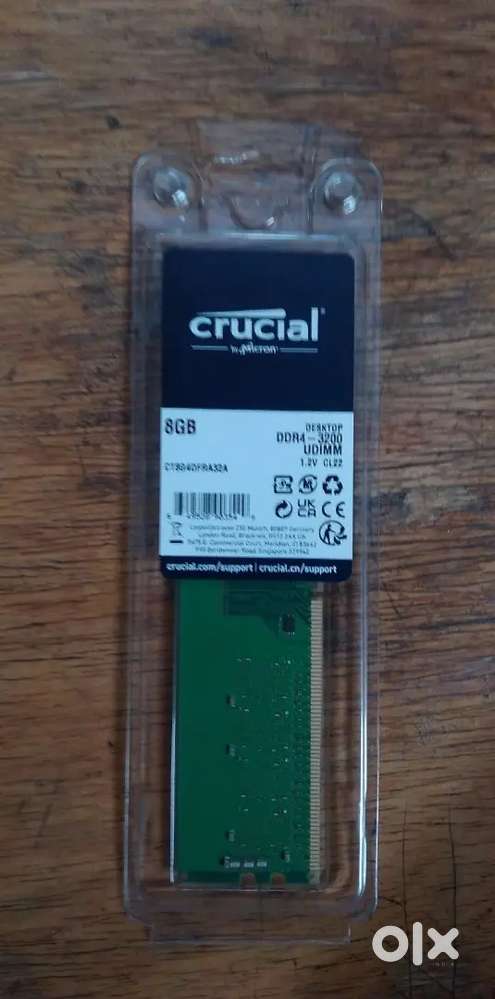 Crucial 8GB DDr4 3200t