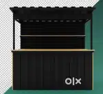 Full Iron Fast Food Stall counter
With wiring and tubelight
