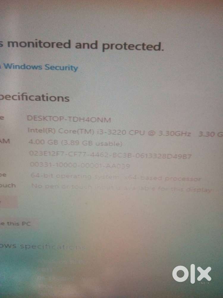 desktop CPU sell excellent condition