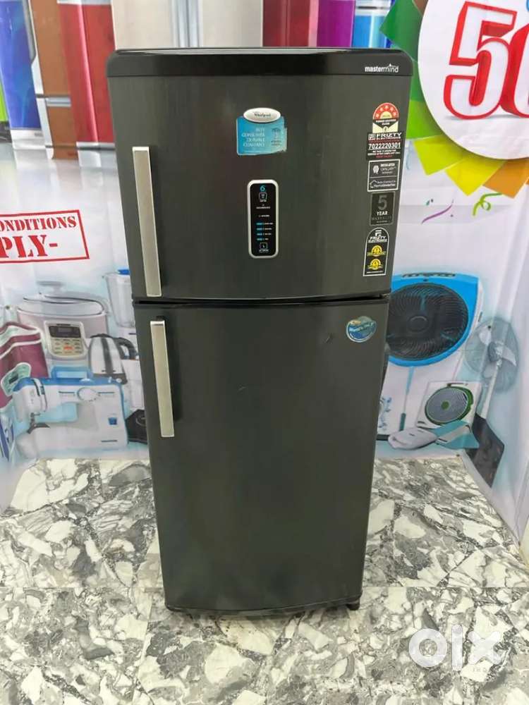 Id557 whirpool 6 sense double door refrigerator with inbuilt stabizer