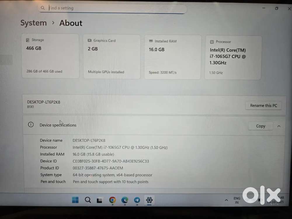 Lenovo think book touch screen