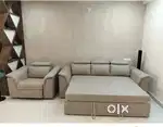Sofa comebed with comfortable headrest and beautiful colour