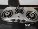 Gas stove with 3burner