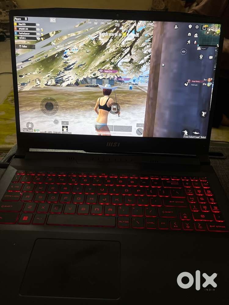 Msi laptop rtx 3060  i7 11gen