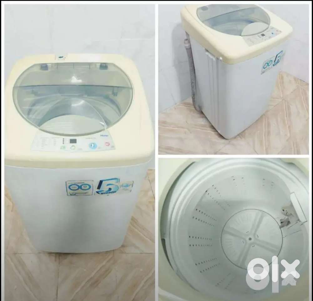 Idlk Haier top load washing machine 6kg fully automatic white color