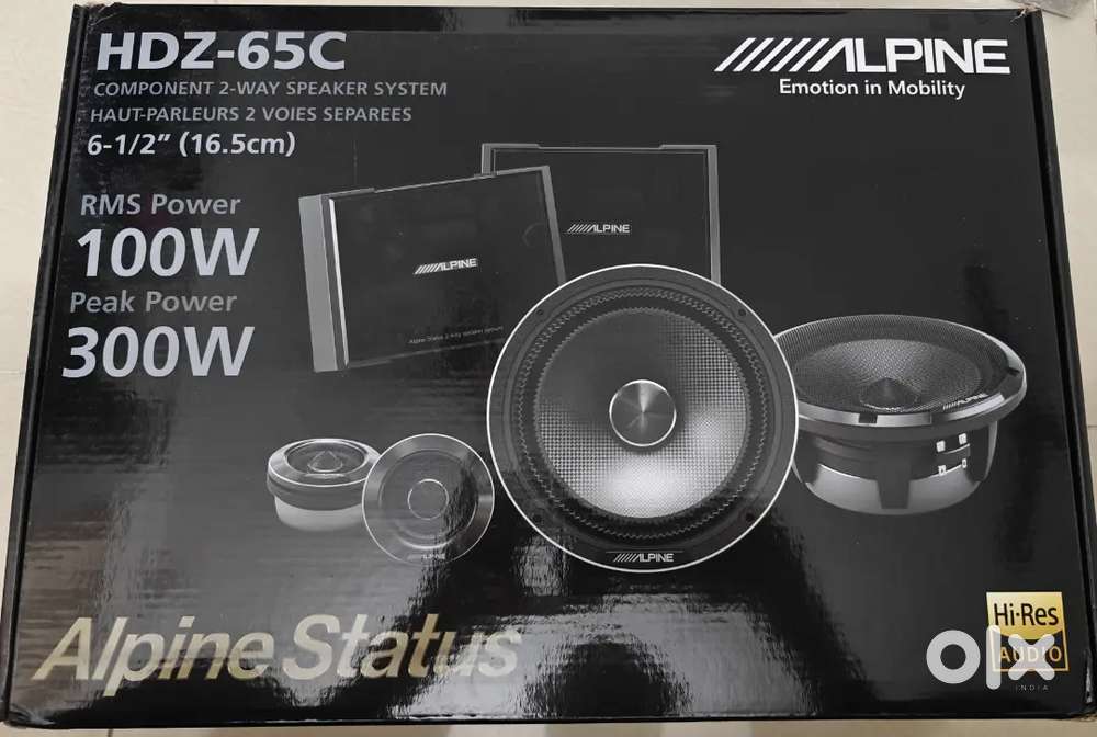 ALPINE STATUS HDZ-65C Hi-res component speaker