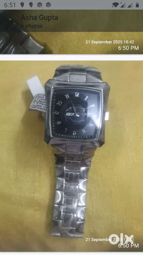 Men watch original ( JUST CAVALLI) in good condition and unused