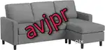 New mini l shape sofa corner sofa at wholesale price