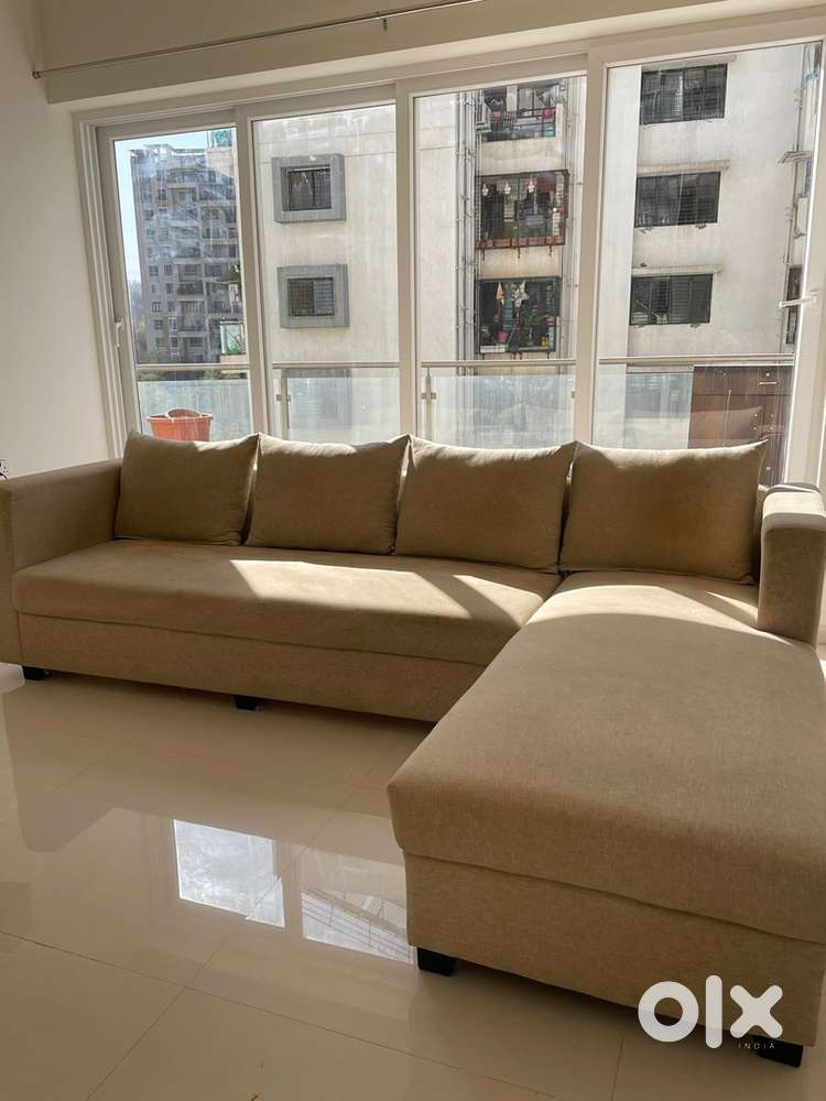 L shape custom made sofa