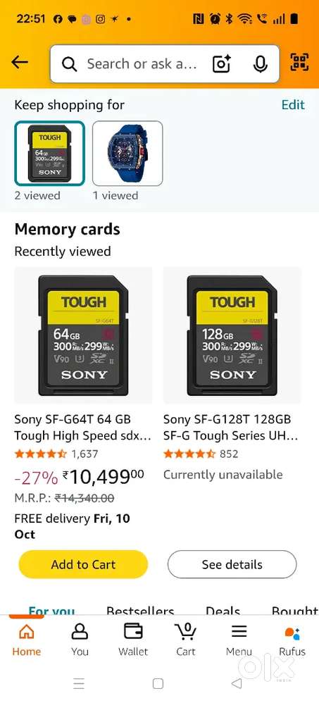 Sony tough memory card