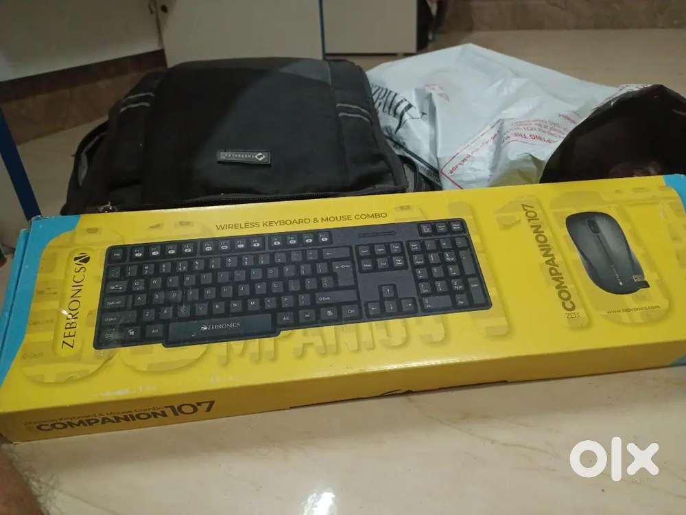Zebronics wireless keyboard and mouse
