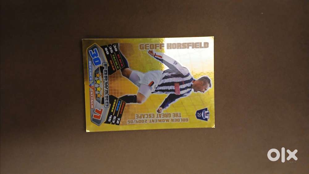 Football cards set of 3