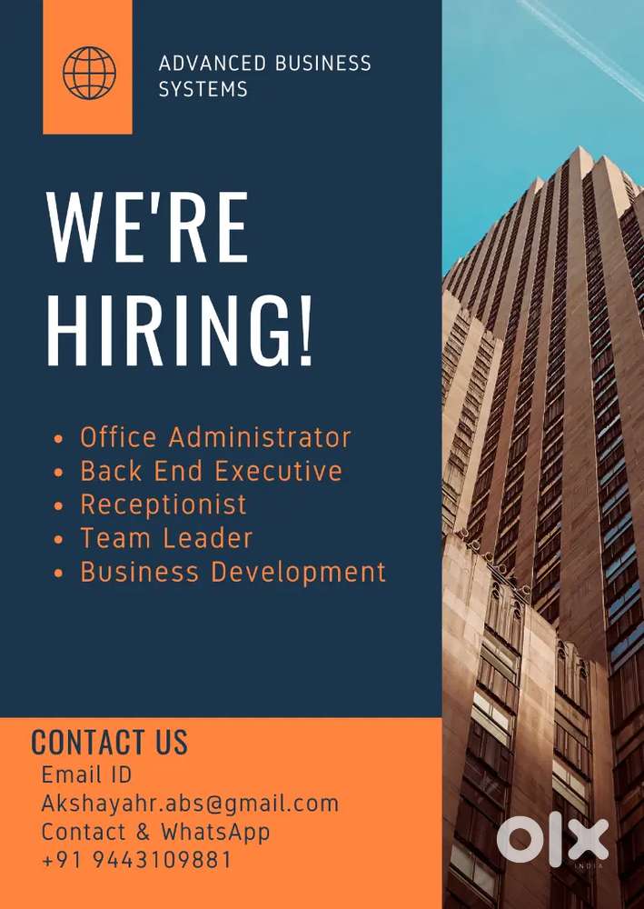 Bank Oriented Office Work