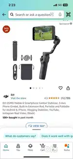 OSMO dji Mobile 6 Gimbal