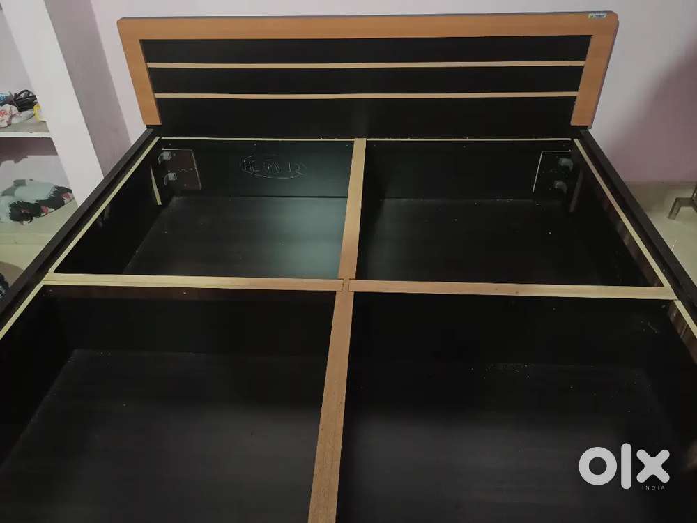 Engineer Wood Bed and Mattress