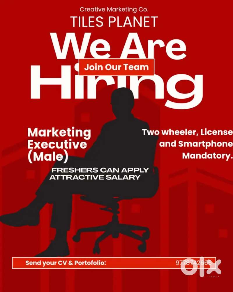 Marketing executive for Tiles shop