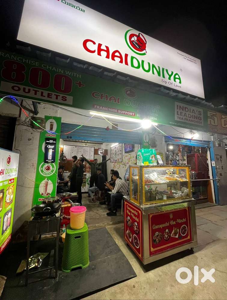 Chai Duniya with snacks added equipment