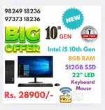 NEW / i5 10th Gen Full Set Avaialble   / Any Required Plz Conract