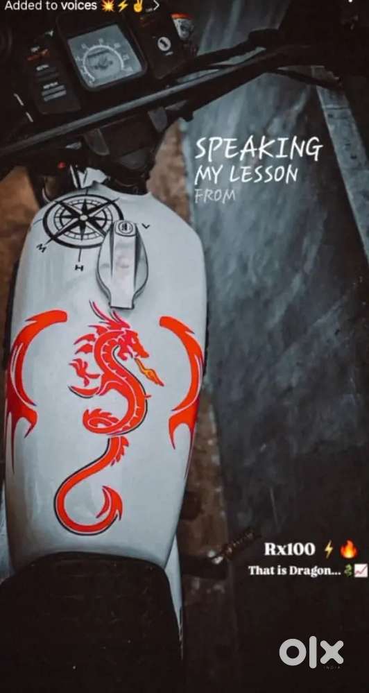 RX RE MODIFIED BIKE FULL FORCED VEHICLE ORIGINAL PAPERS AVAILABLE