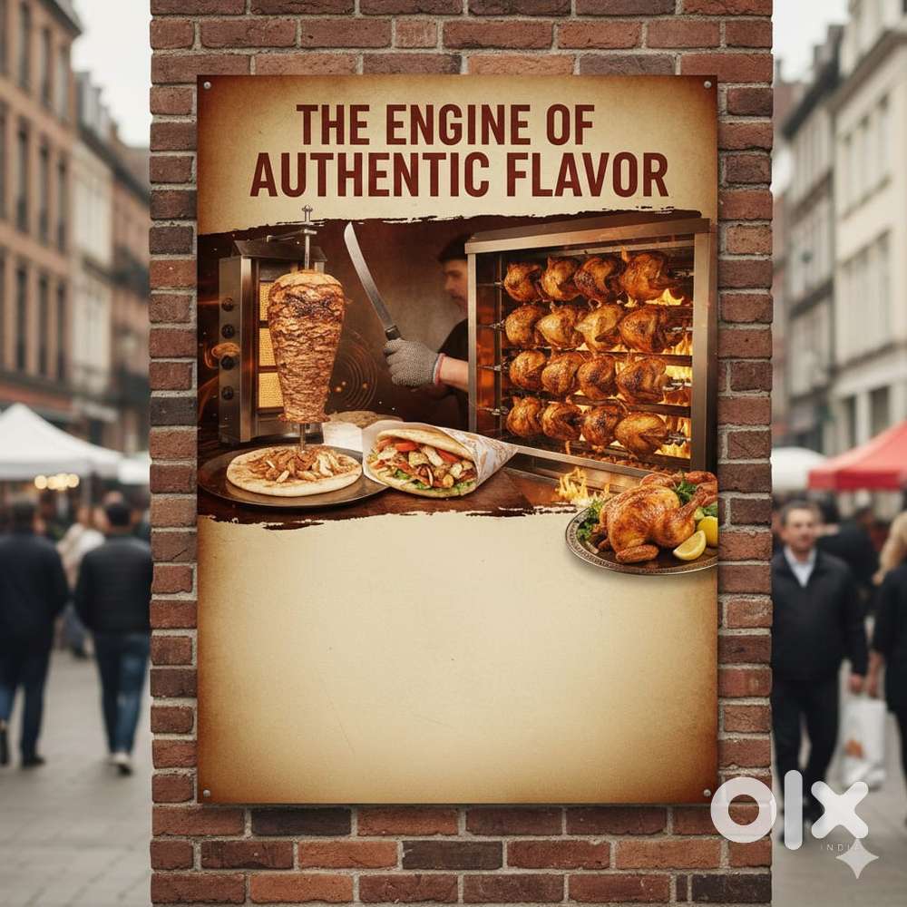 Need a professional shawarma,shawaya and alfaham maker…